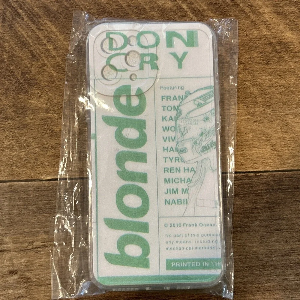 iPhone 11 Pro Phone Case Frank Ocean Blonde White Green Brand New‎